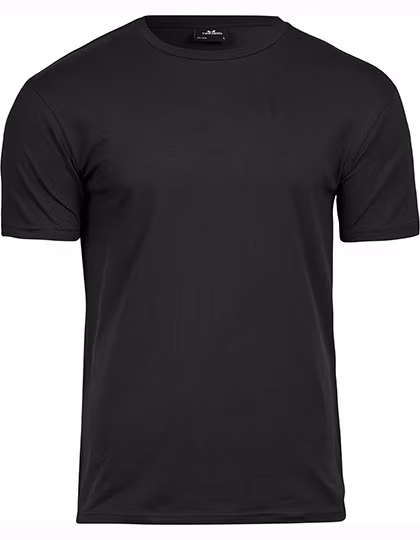 Tee Jays Stretch T-Shirt with Elastane for Men, Black S, TJ0400