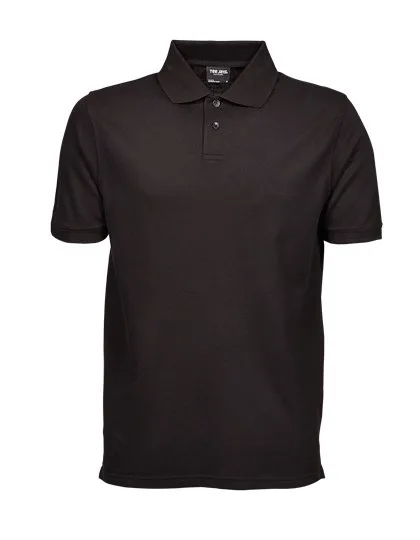Tee Jays Double-Layered Polo made of Cotton, Black S, TJ1400N