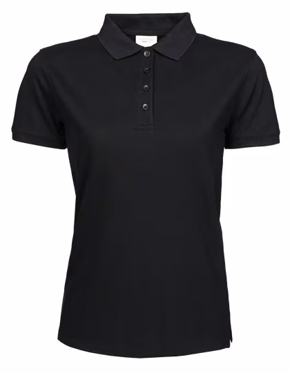 Tee Jays Polo in Cotone pettinato da Donna, Black S, TJ1401