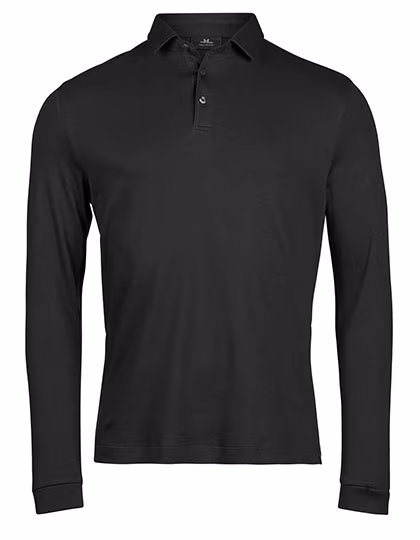 Pima Cotton Long Sleeve Polo