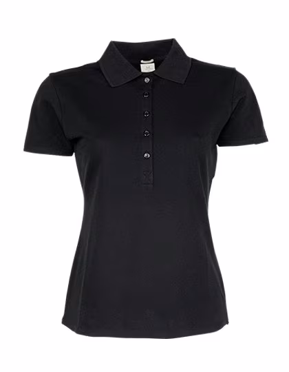 Tee Jays Bio-Baumwoll-Polo mit tailliertem Schnitt, Black S, TJ145