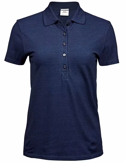 Tee Jays Bio-Baumwoll-Polo mit tailliertem Schnitt, Denim S, TJ145