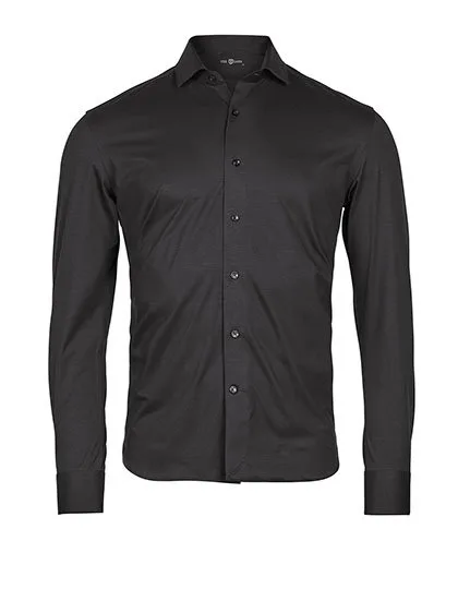 Tee Jays Active Stretch Shirt for Optimal Mobility, Black S, TJ4030