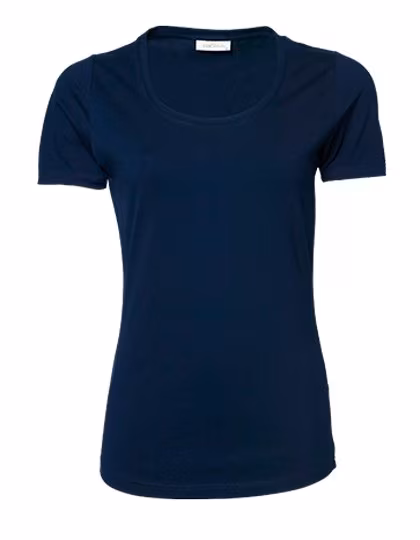 Tee Jays Slim-Fit T-Shirt aus Baumwolle, Navy L, TJ450