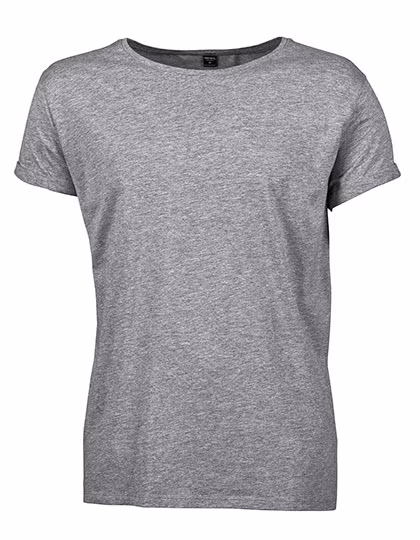 Tee Jays Modisches Roll-Up T-Shirt aus Baumwolle, Heather Grey L, TJ5062