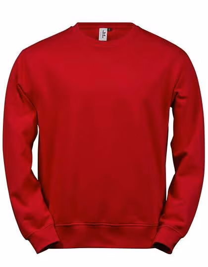 Tee Jays Bio-Sweatshirt aus Baumwolle-Polyester-Mix, Red S, TJ5100