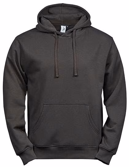 Tee Jays Bio-Baumwolle Hoodie mit Fleece-Futter, Dark Grey (Solid) 4XL, TJ5102
