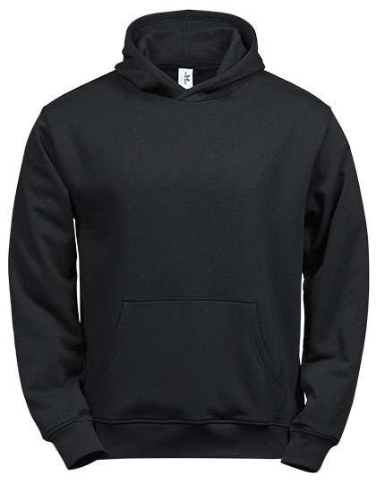 Tee Jays Junior Power Hoodie aus Bio-Baumwolle, Black 4/6, TJ5102K