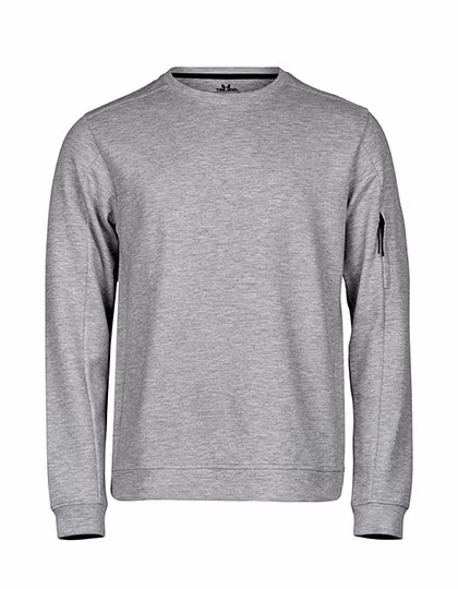 Tee Jays Sweat Col Rond Athletic Homme, Heather Grey XXL, TJ5700