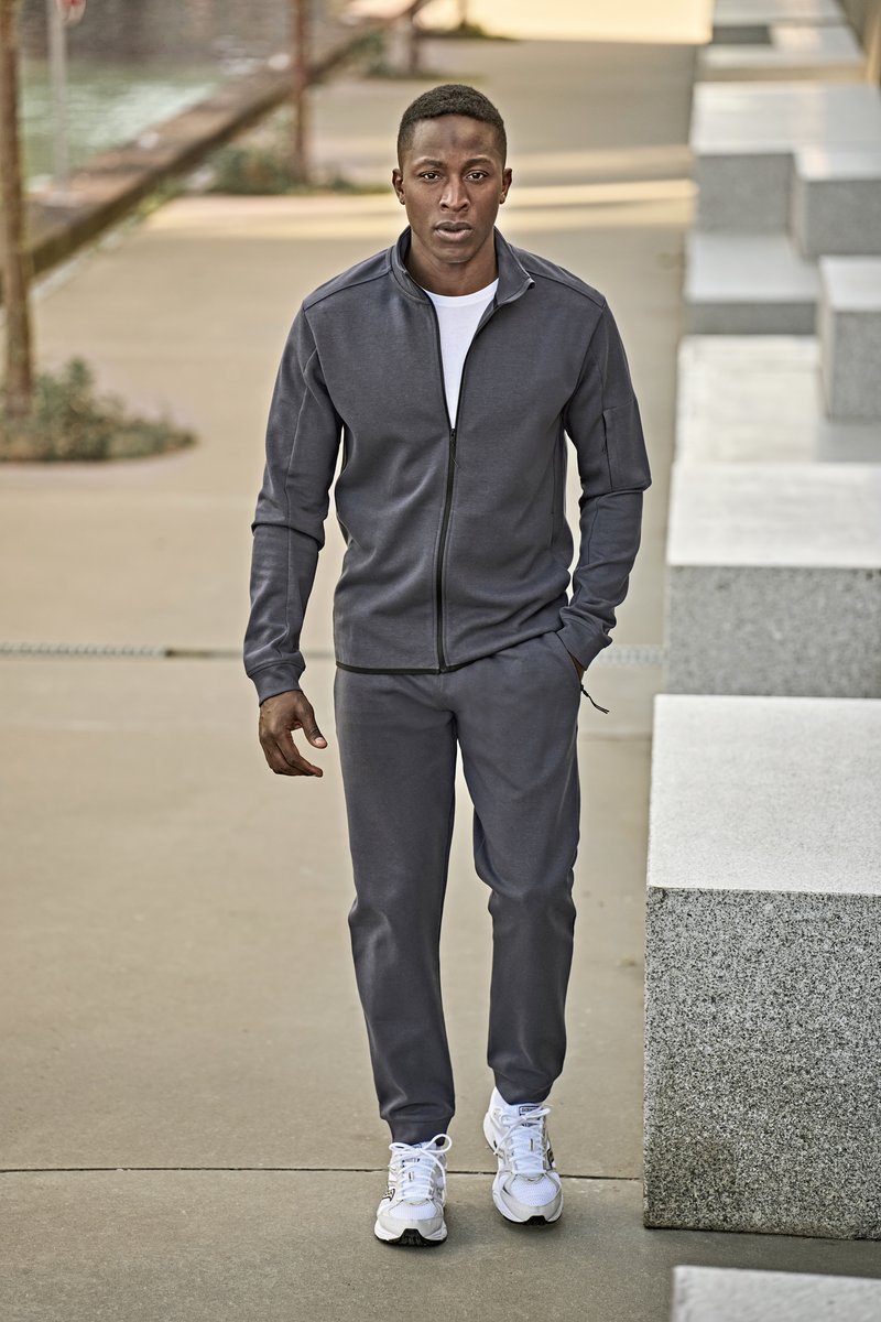 Tee Jays Athletic Full Zip Sweatjacke, Black XS, TJ5704