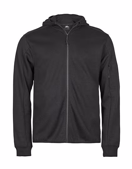 Tee Jays Veste Sweat à Capuche Zippée Athletic, Heather Grey L, TJ5706