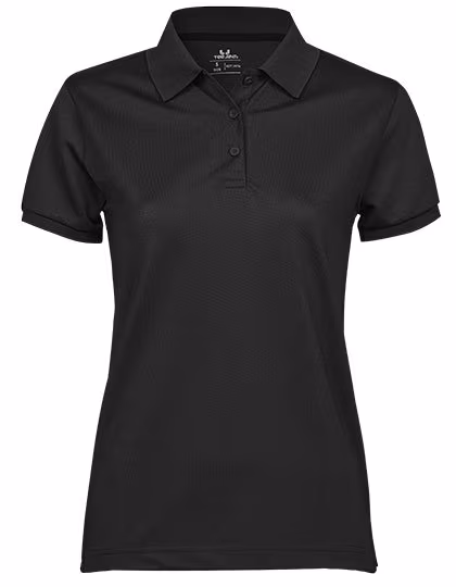 Tee Jays Polo Stretch en Polyester Recyclé pour Femme, Black S, TJ7001
