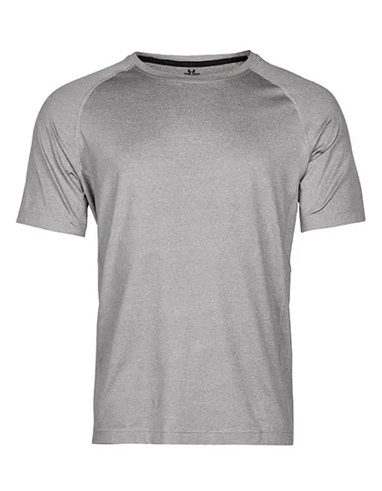 Tee Jays Sportshirt mit reflektierendem Aufdruck, Grey Melange XXL, TJ7020N