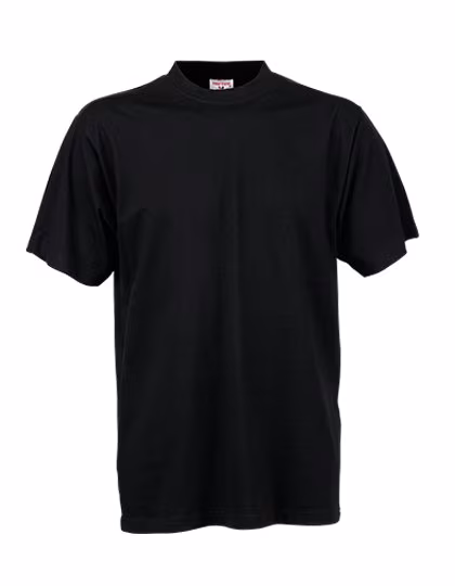 Tee Jays Baumwoll-T-Shirt mit 2-lagigem Kragen, Dark Grey (Solid) L, TJ8000