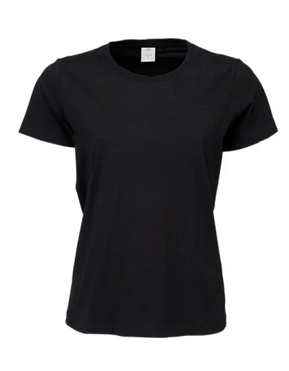 Tee Jays Slim Fit Cotton T-Shirt with Collar, Black XXL, TJ8050