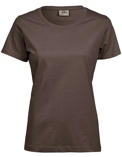 Tee Jays Slim Fit Baumwoll-T-Shirt mit Kragen, Chocolate 3XL, TJ8050