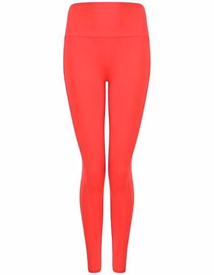Tombo Hoch geschnittene Leggings mit Handytasche, Hot Coral L/XL, TL370