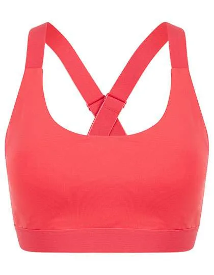 Tombo Sport-BH mit mittlerem Halt und Trägern, Hot Coral XL, TL371