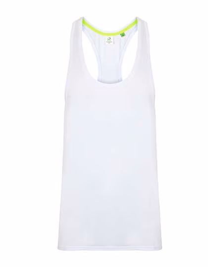 Tombo Ärmelloses Muscle-Fit T-Shirt, Basic Kollektion, White XL, TL504