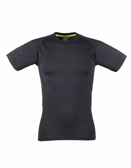 Tombo Sporty Slim Fit T-Shirt with Mesh Inserts, Grey Marl/Grey S, TL515