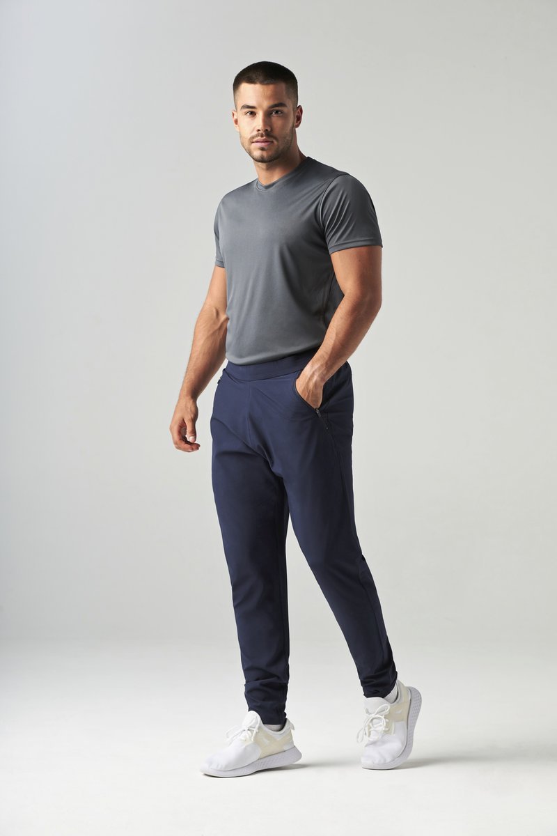 Tombo Recycled Performance T-Shirt für Sport, Black M, TL545