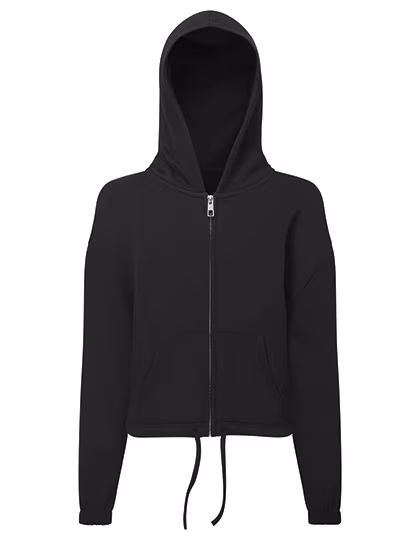 Kids Recycled Cropped Oversize Full-Zip Sweat à capuche