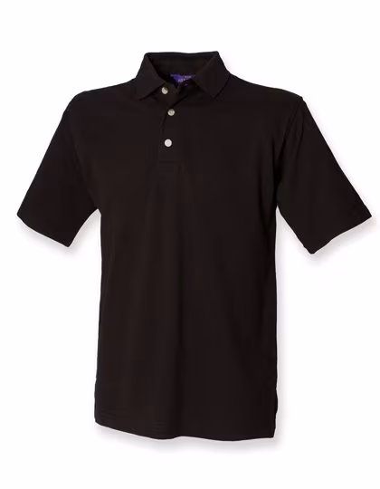 Henbury Polo Classique en Coton avec Col Montant