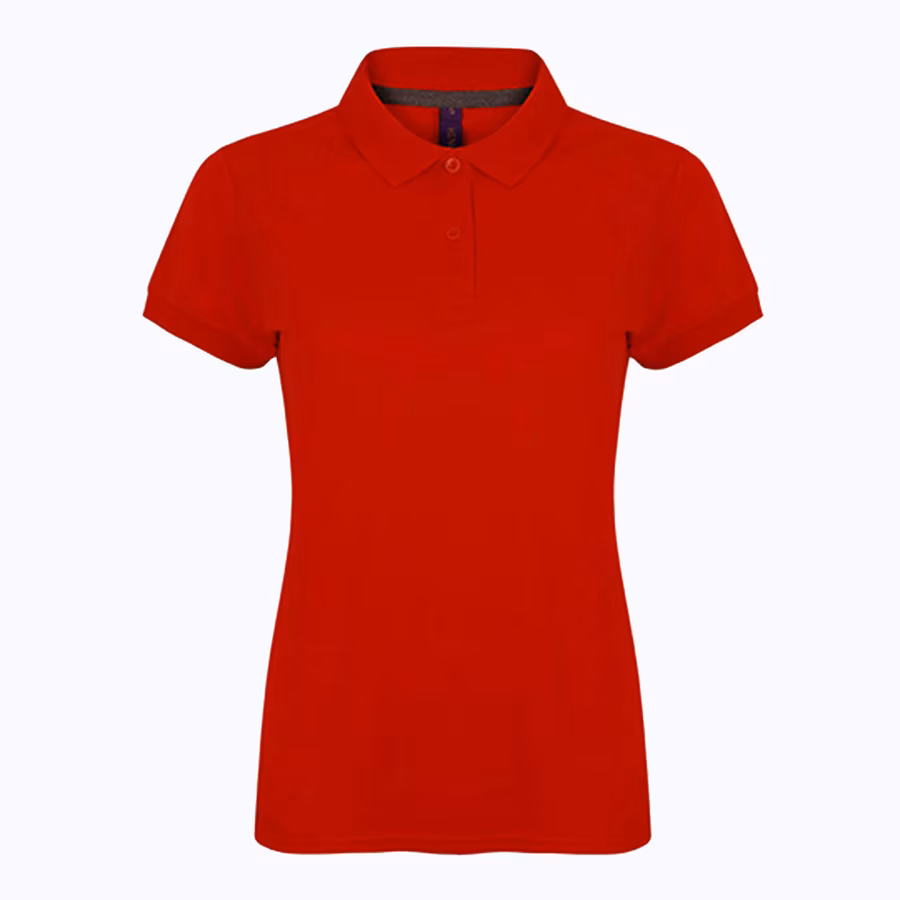 Henbury Ladies´ Micro-Fine-Piqué Polo Shirt Classic Red XXS (W102), W102