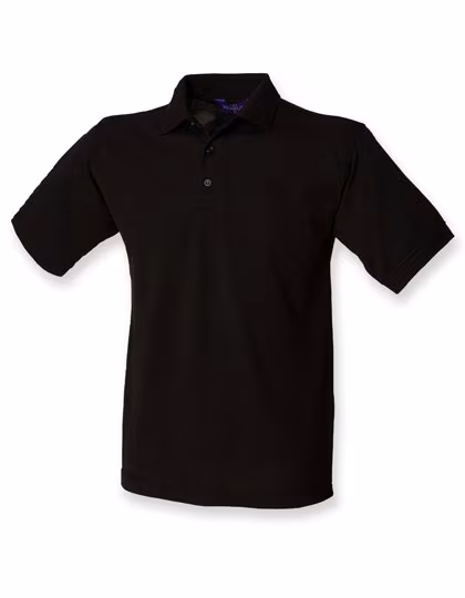 Henbury Klassisches Piqué Polo Shirt 65/35, Fuchsia L, W400