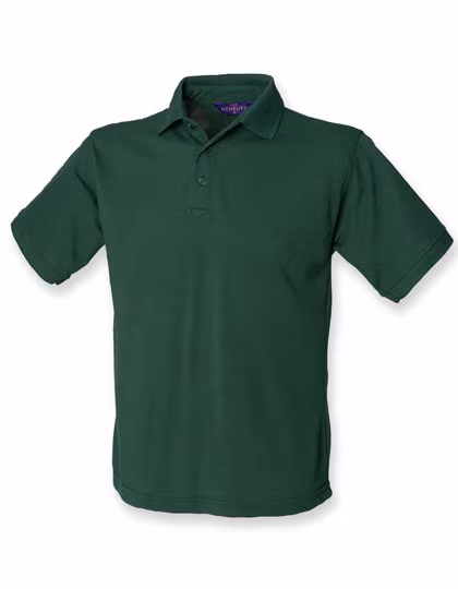 Henbury Klassisches Piqué Polo Shirt 65/35, Bottle M, W400