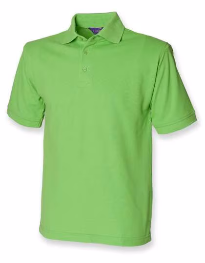 Henbury Klassisches Piqué Polo Shirt 65/35, Bright Lime M, W400