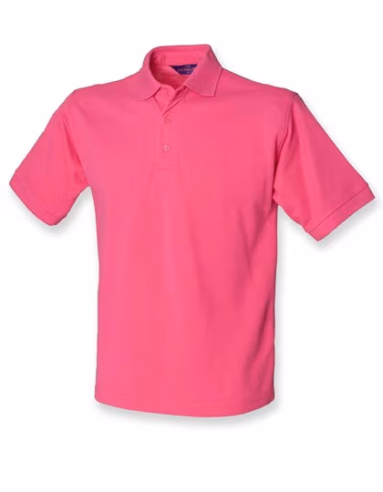 Henbury Klassisches Piqué Polo Shirt 65/35, Fuchsia L, W400