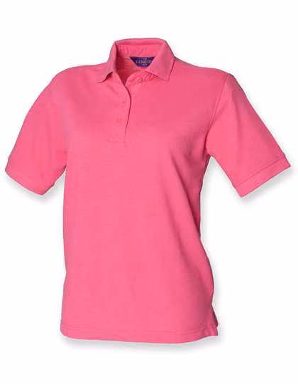 Henbury Polo Piqué Classique Coupe Régulière, Fuchsia 3XL, W401