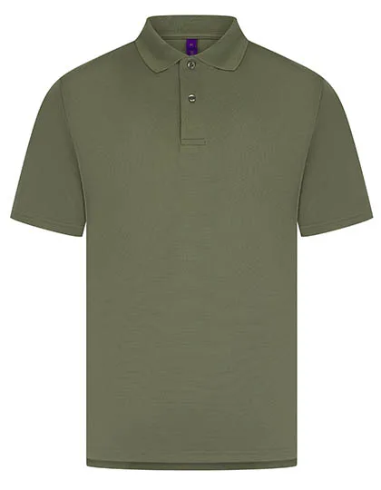 Henbury Polo-Shirt mit Coolplus® Technologie für Herren, Olive XL, W475