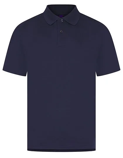 Henbury Men´s Coolplus® Wicking Polo Shirt Oxford Navy XS (W475), W475