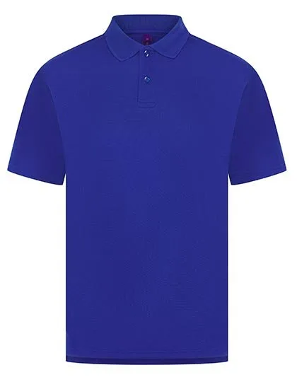 Henbury Men´s Coolplus® Wicking Polo Shirt Royal L (W475), W475