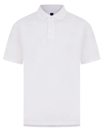 Henbury Men´s Coolplus® Wicking Polo Shirt White 3XL (W475), W475