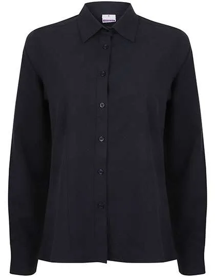 Henbury Schweißtransportierendes Langarmhemd mit UV-Schutz, Navy 3XL, W591