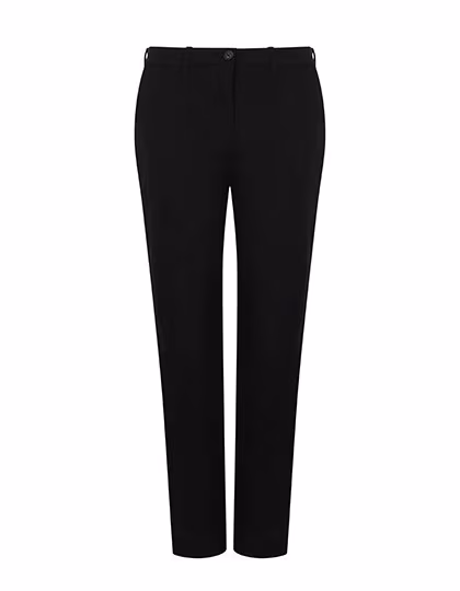 Henbury Pantaloni Chino Slim-Fit Stretch da Donna, Black M (12), W651