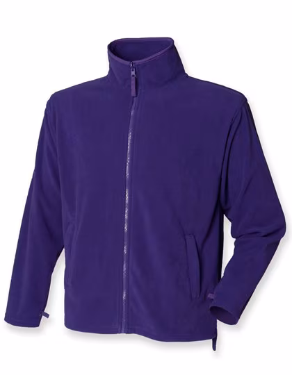 Henbury Fleecejacke aus Antipilling-Microfleece, Purple XL, W850