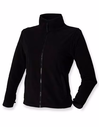Henbury Giacca in Microfleece con Tasche con Zip da Donna, Fuchsia M, W851