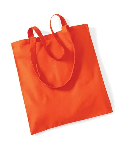 Westford Mill Baumwolltasche mit langen Tragegriffen, Orange 38 x 42 cm, WM101