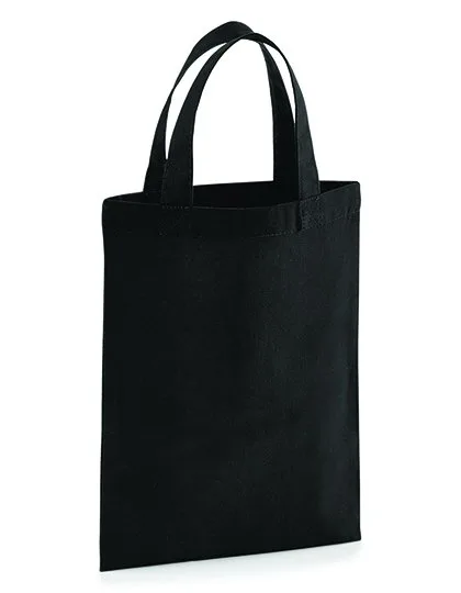 Westford Mill Baumwolltasche 19x25 cm, 2,5 L, Black 19 x 25 cm, WM103