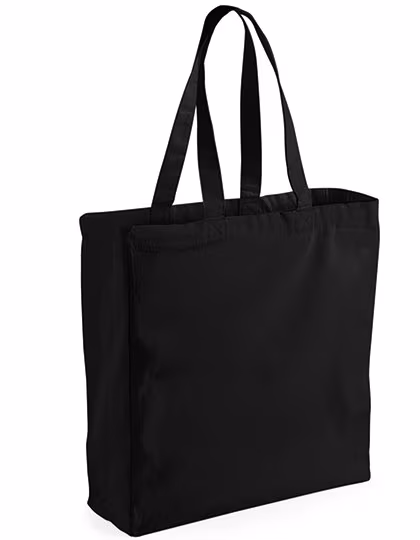 Westford Mill Cotton Canvas Shopper with Shoulder Strap, Natural 39 x 42 x 13 cm, WM108