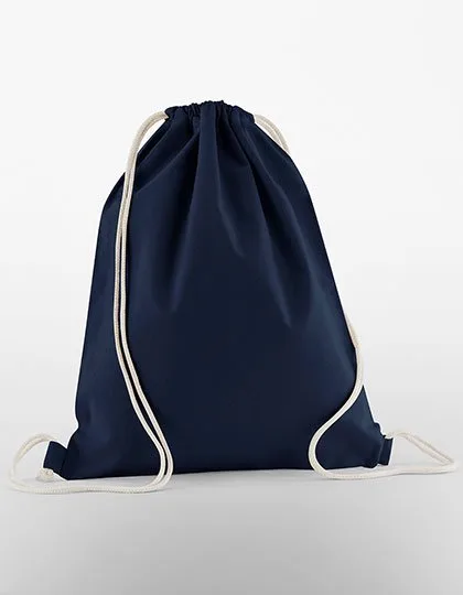 Westford Mill Bio-Baumwoll Gymsac von Westford Mill, French Navy 37 x 46 cm, WM160