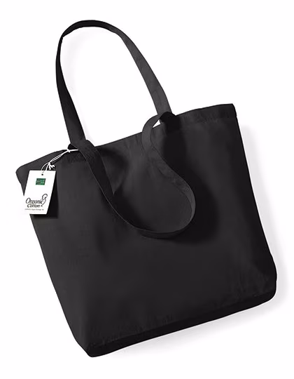 Westford Mill Shopper en Coton Biologique 32x35 cm, Natural 32 x 35 x 12 cm, WM180