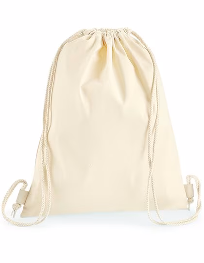 Westford Mill Gymsac in Cotone con chiusura a coulisse, Natural 37 x 46 cm, WM210