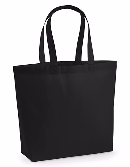 Westford Mill Maxi Borsa in Cotone 18 litri, nera, Natural 35 x 39 x 13.5 cm, WM225