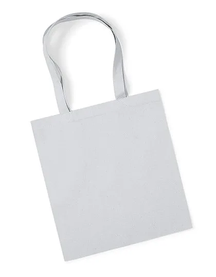 Westford Mill Bio-Baumwolltasche mit Druckoberfläche, Light Grey 38 x 42 cm, WM261