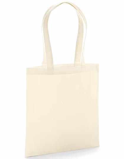 Westford Mill Borsa in Cotone Biologico con superficie stampabile, Natural 38 x 42 cm, WM261